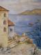 Sommer in Griechenland - Helen Lang - Aquarell auf Papier - Landschaft-Sommer - 