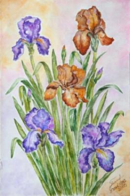 Der Blumenstrauß - Olga Gellfand - Array auf Array - Array - Der Blumenstrauß - Olga Gellfand - Array auf Array - Array -