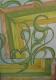 BlÃ¼hendes Fenster - Klaus Walter - Acryl auf Leinwand - FrÃ¼hling - 