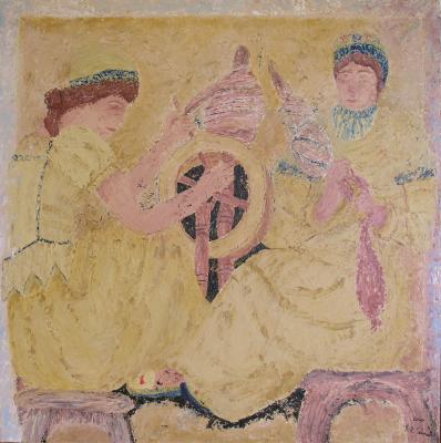 Am Spinnrad - Marie-Therese Schmahl - Array auf Array - Array - Am Spinnrad - Marie-Therese Schmahl - Array auf Array - Array -