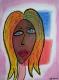 Colour Girl - Juergen Schneider - Kreide auf Papier - Frauen - Colour Girl - Juergen Schneider - Kreide auf Papier - Frauen -