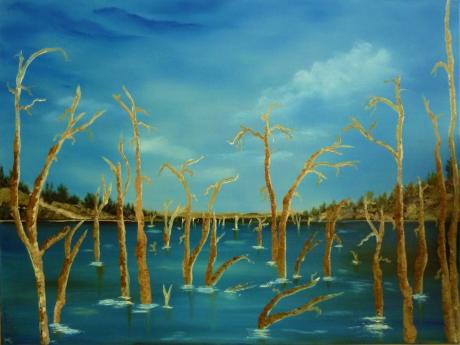 Bäume im See - Marianne Koroll - Array auf Array - Array - Bäume im See - Marianne Koroll - Array auf Array - Array -