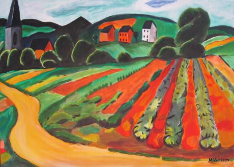 Homage an August Macke - Mario Wiltzsch - Array auf Array - Array - Array Homage an August Macke - Mario Wiltzsch - Array auf Array - Array - Array