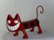 Grinsekatze aus Beton wetterfest - Stefan Schmidt - auf - - Grinsekatze aus Beton wetterfest - Stefan Schmidt - auf - -
