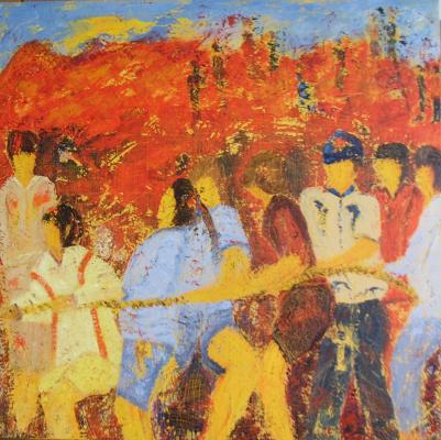 Seilziehen - Marie-Therese Schmahl - Array auf Array - Array - Seilziehen - Marie-Therese Schmahl - Array auf Array - Array -