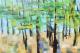 BÃ¤ume 6 - Teresa Miosga - Acryl auf Leinwand - Garten-See-Wald-Wiese - Expressionismus-Impressionismus-Klassisch-Naturalismus-Realismus