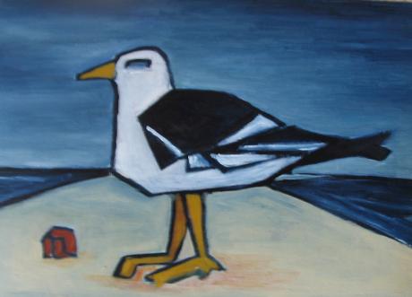 kubistische Möwe im Sturm - Michael Haack - Array auf Array - Array - kubistische Möwe im Sturm - Michael Haack - Array auf Array - Array -