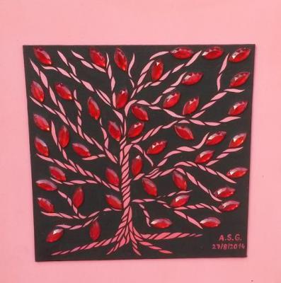 Shiny Leaves in Red - Annegret Sigrid Gick - Array auf Array - Array - Array Shiny Leaves in Red - Annegret Sigrid Gick - Array auf Array - Array - Array