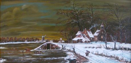 Winterstimmung am Kanal-- - Hans-Peter Emons - Array auf Array - Array - Array Winterstimmung am Kanal-- - Hans-Peter Emons - Array auf Array - Array - Array