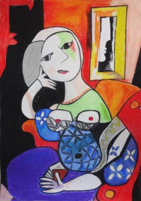 In Anlehnung an ein Bild von Picasso - 3 - - Viviane Wenz - Array auf - - In Anlehnung an ein Bild von Picasso - 3 - - Viviane Wenz - Array auf - -