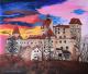 Schloss des Grafen Dracula - Claudia Lüthi - Ãl auf Leinwand - Mystik - Impressionismus-Realismus Schloss des Grafen Dracula - Claudia Lüthi - Ãl auf Leinwand - Mystik - Impressionismus-Realismus