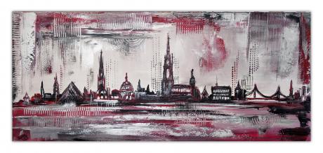 Ulm Skyline Münster Wandbild abstraktes Bild - Alexandra Brehm - Array auf Array - Array - Array Ulm Skyline Münster Wandbild abstraktes Bild - Alexandra Brehm - Array auf Array - Array - Array
